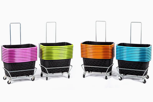 Cesta de compras plegable de plástico PP en forma de arco con función de alta compresión - Product Image 4