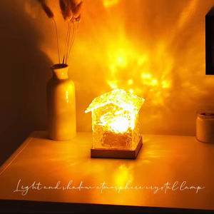 Proyector de Luz Nocturna con Efecto de Ondas de Agua Giratorio, Lámpara de Cristal de Colores para Sala de Estar, Estudio y Dormitorio, Venta al Por Mayor - Product Image 6