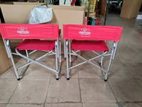 Chaise de réalisateur pliante portable avec chaises de réalisateur en toile de table d'appoint