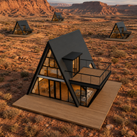 Villa Modulaire Préfabriquée en Acier pour Hôtel et Bureaux, Structure en A, Modèle S900 – Idéale pour Complexes Éducatifs et Touristiques