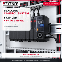 Contrôleur de débit de liquide sur rail DIN KEYENCE FD-XA1, IO-Link 4-20mA 20-30VDC pour capteur de micro-débit à pince FD-X