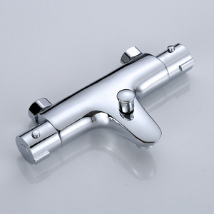 Robinet de douche thermostatique Flola à 2 poignées avec cartouche céramique pour salle de bain et toilettes - Product Image 2