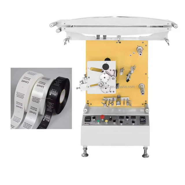High Speed Roll to Roll Flexo Label Printing Machine Garment Wash Care Label Ci Flexographic Printer
