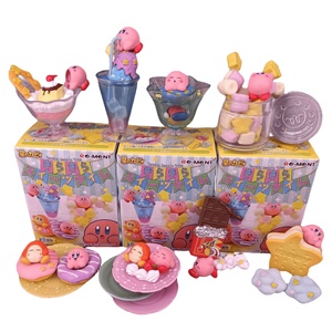 Superventas Pvc 8 unids/set modelo de juguete <span class=keywords><strong>Anime</strong></span> Mystery Blind Box Kirby Super Star figura de acción para decoración de escritorio - Product Image 1