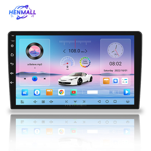 Universal Android Auto Car MP5 Multimedia Video Player Touch Screen Car Stereo with BT FM Audio & for DVD Automotive Radio
