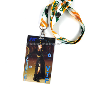 Pases VIP de Tamaño Personalizado, Tarjetas de Identificación de <span class=keywords><strong>PVC</strong></span> para Personal de Eventos, con Cordón - Product Image 3