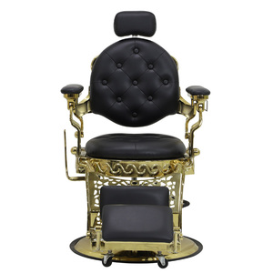 Sillas multiusos De <span class=keywords><strong>Peluqueria</strong></span>, sillón reclinable personalizado, silla de peluquero de Metal Vintage clásica de lujo - Product Image 4