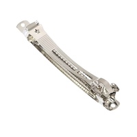 Barrettes françaises en métal étoilé de 10 cm, trois fermoirs, épingles à cheveux simples, accessoires pour cheveux faits à la main