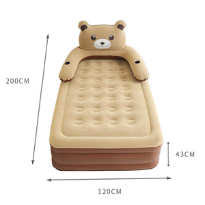 E-RIKE Matelas gonflable floqué de haute qualité en PVC personnalisé pour le camping en plein air et en intérieur pour 1 personne - Product Image 5