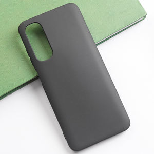 Custodia per telefono in Silicone nero per icona di Cricket 6 custodia protettiva in TPU opaco - Product Image 1