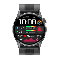 Reloj Inteligente Deportivo para Mujer con Análisis de Composición Corporal, ECG y Cristal Nanosuperconductor, Ideal para Ciclismo