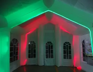 Infla tables House Structure Party Event LED-Licht Aufblasbares Hochzeits zelt aufblasbares Party zelt