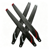 Pales d'hélice en carbone haute performance pour hélices P150 Aftermarket CW/CCW avec joints noirs pour drones agricoles