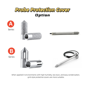 Máy phát cảm biến nhiệt độ và độ ẩm cao hengko-40 đến 200 ℃ với RS485 4-20mA 0-5V 0-10V hg808 t - Product Image 4