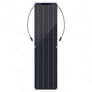 <b>Foldable</b> <b>Solar</b> <b>Panel</b> 50W Black Portable Outdoor Power Supply for RV Boat Battery Charging - Product Image 3