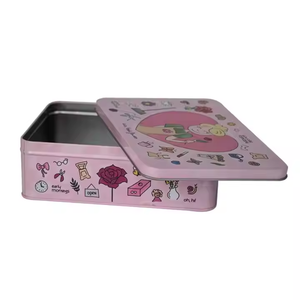 Factory Wholesale Custom <strong>Rectangular</strong> <strong>Tin</strong> Plate Box Food Grade Packaging for <strong>Biscuits</strong> Candies Jars with Screw Cap for Gift <strong>Tins</strong> - Product Image 5