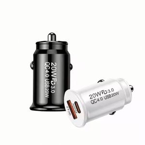 20W PD <b>Car</b> Charger QC4.0 Dual Port Quick Charge Usb Type C <b>Car</b> Charger A+C Mobile Phone <b>Car</b> Charger - Product Image 1