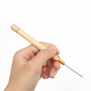 เข็มขาม้าแบบเข็มขนาดเล็กสำหรับดึงที่ม้วนผมเครื่องมือสำหรับการต่อผมแบบห่วง - Product Image 3