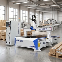 Router CNC Multifuncional SICN CNC 9KW ATC, Mesa de Vacío de 1300x2500mm, Inversor Delta, Dispositivos Eléctricos Franceses Schneider