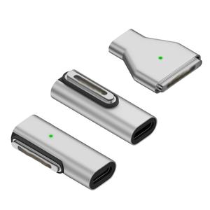 Type-C Vrouw Naar Magnetische Usb Pd Snel Opladen Adapter Connector Vrouw Naar Magsa <span class=keywords><strong>3</strong></span> <span class=keywords><strong>2</strong></span> 1 Voor Laptop Air/Pro Opladen Adapter - Product Image 2