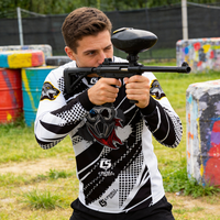 Maßgefertigte Paintball-Trikots 100% Polyester Bedruckte Einfarbige Muster-Teamshirts für Vereine & Teams - Großbestellung Fabrikpreis Hergestellt in China