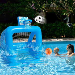 Ensemble de jeu 2-en-1 gonflable : But de football et panier de basket pour une utilisation multi-usage - Product Image 5