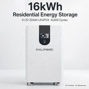 Sistema de Almacenamiento de Energía Residencial de 16 kWh, LFP 51.2V 324Ah, Certificado CE, Almacén en Polonia, Agente Distribuidor Mayorista en la UE, 8000 Ciclos - Product Image 1