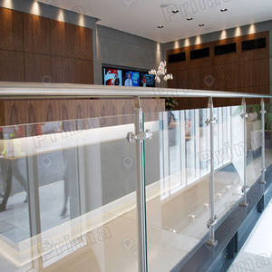 Verre trempé Prima 10 mm pour <span class=keywords><strong>piscine</strong></span> extérieure et salle de bain, verre transparent sans cadre pour garde-corps de balcon et clôture de <span class=keywords><strong>piscine</strong></span> - Product Image 3