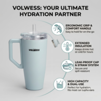 Mug isotherme personnalisé sans BPA, vente en gros, double paroi, acier inoxydable 304, thermos à café 30 oz, gobelet isotherme sous vide avec poignée