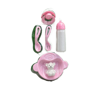 Jinbing Fat Boy, assiette, biberon, ensemble de tétines, poupée, maison de jeu pour enfants et filles, alimentation, accessoire de jouet interactif