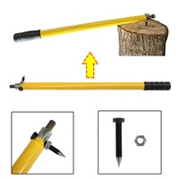 Cric à bois à poignée en acier-rouleau de bûches, grappin, crochet et outil de coupe, outil de rouleau de bûches pour abattage