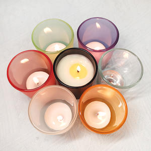 2.5oz givré clair <span class=keywords><strong>pot</strong></span> de bougie <span class=keywords><strong>petit</strong></span> bougeoir <span class=keywords><strong>en</strong></span> <span class=keywords><strong>verre</strong></span> <span class=keywords><strong>en</strong></span> gros de luxe vide bocaux <span class=keywords><strong>en</strong></span> <span class=keywords><strong>verre</strong></span> coloré conteneur de bougie - Product Image 3