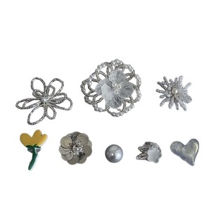 Clips et breloques de luxe faits main en perles pour chaussures, accessoires de chaussures DIY style coréen Dongdaemun pour Mary Jane, ballerines - Product Image 6