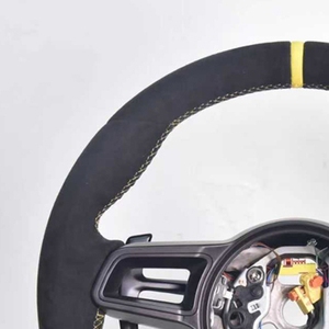 Volante Alcantara para Porsche 958 982 718 Cayman <span class=keywords><strong>Boxster</strong></span> Panamera 911 991 997 970 GT Macan Cayenne Taycan Volantes - Product Image 5