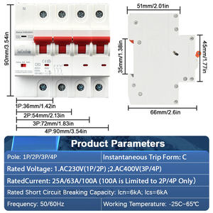 Interruptor Inteligente SW-ACZ Tuya Zigbee de 63A con Medidor de Energía, Protección Contra Sobrecarga, Control por Aplicación Smart Life, Dispositivo para Hogar Inteligente - Product Image 4