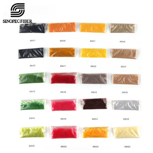 Bosilun Grampo Poliéster Catiônico Acrílico Viscose Micro Fibra Pó Virgin Grade Tingido para Girar Concreto MSDS Certificado - Product Image 3