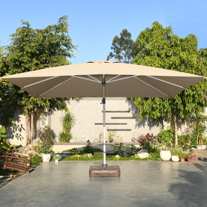 Sombrilla de Patio Cuadrada de Aluminio Impermeable 3*4, Estilo Romano, para Jardín, con Luz LED, en Oferta - Product Image 2