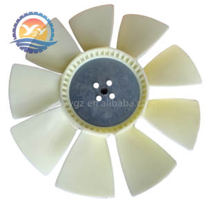 ใบพัดพัดลม DX220-5 DX225-7รถขุดสำหรับ Doosan ใบพัดของพัดลมระบายความร้อนใน DB58 9ใบ - Product Image 1