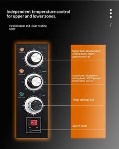 Horno Industrial <span class=keywords><strong>de</strong></span> Gran Tamaño, <span class=keywords><strong>de</strong></span> Acero Inoxidable, Doble <span class=keywords><strong>Potencia</strong></span> (Gas y Eléctrico), para Hornear Pan y Pasteles en Grandes Cantidades, Equipo <span class=keywords><strong>de</strong></span> Procesamiento <span class=keywords><strong>de</strong></span> Alimentos - Product Image 3