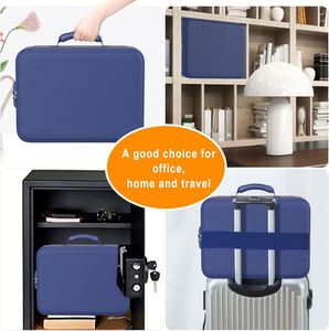 Organizador de Documentos OEM con Cerradura, Bolsa Portátil Mejorada para Almacenamiento Seguro en Casa o Viajes, Aislada Térmicamente, Ignífuga e Impermeable - Product Image 4