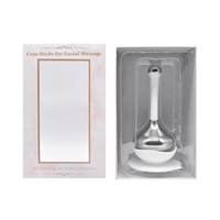 SPA Facial Lifting Du Visage En Acier Inoxydable Visage Refroidissement Physique Glace Globes Rouleau De Glace Personnalisé Soins De La Peau Outils Glace Globes