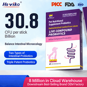 Probiotiques Petop pour chiens et chats, 300 milliards d'UFC, confort gastro-intestinal, complément nutritionnel, santé digestive, biologique, rapide - Product Image 3