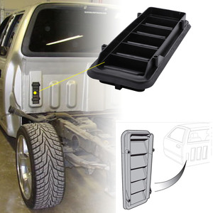 GMC Air Vent <b>Cover</b> 13596856 Black PVC Single Pack For 1999-2021 Vehicles - Product Image 1