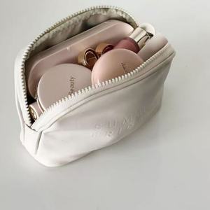 PU Leather <b>Cosmetic</b> <b>Bag</b> Waterproof Fashionable Zipper Resin Makeup <b>Bags</b> Portable Durable <b>Cosmetic</b> Storage <b>Bag</b> for <b>Travel</b> Women - Product Image 2