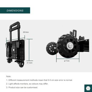 Tianyu ชุดกระเป๋าเป้สะพายหลังรถเข็น2ล้อแบบยืดหดได้ - Product Image 3