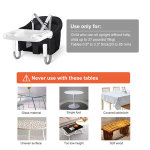 Hot <strong>Sale</strong> Baby High <strong>Chair</strong> for Dining Table With Tray Baby Dining <strong>Chair</strong> <strong>Rocking</strong> <strong>Chair</strong> Two in One - Product Image 6