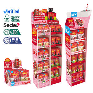 Exhibidores de Cartón para Piso, Exhibidores de Productos Promocionales de Papel, Estantes de Exhibición para Supermercados, Fabricante de Fábrica - Product Image 3