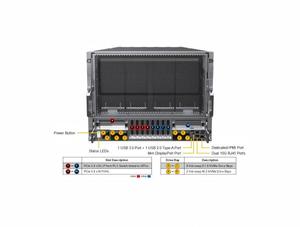 Châssis informatique haute capacité pour montage en rack SYS-822GS-NB3RT avec alimentations redondantes en titane en stock pour l'informatique de pointe (IA) - Product Image 5