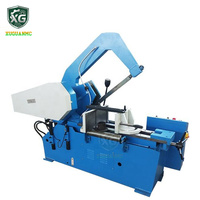 Machine de découpe horizontale électrique à moteur hydraulique XUGUAN HS7132 pour métaux, avec moteur et roulement, 220V/380V 3.44kw