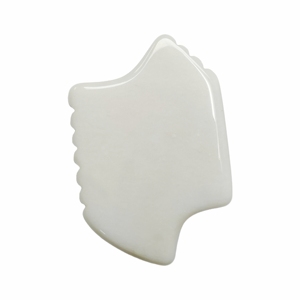 Herramientas de Masaje de Drenaje Linfático de la Fábrica de Artesanías Yingjia, Tabla de Raspado de Jade Blanco - Product Image 2